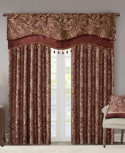 Madison Park Aubrey Paisley Faux Silk Window Treatments