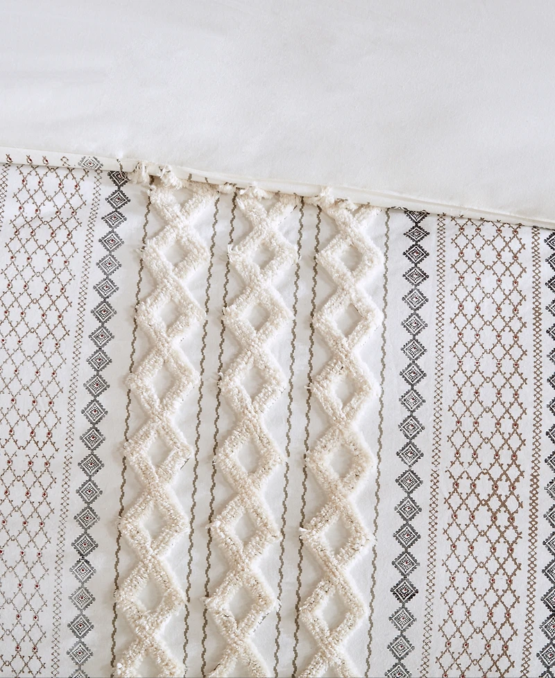 Ink+Ivy Imani 3-Pc. Duvet Cover Set, Full/Queen