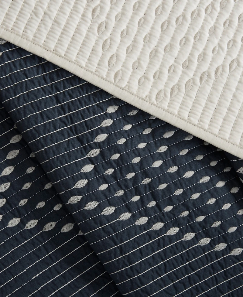 Ink+Ivy Pomona Boho Chevron 3-Pc. Quilt Set, King/California King