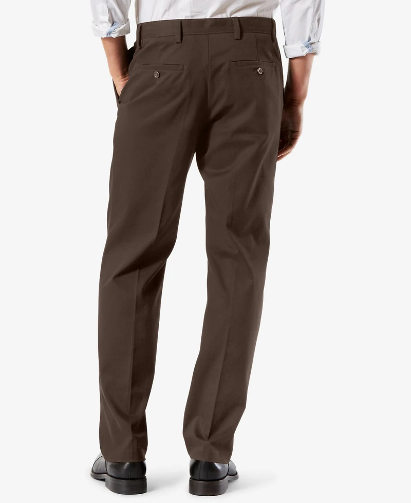 Dockers Men's Easy Classic Pleated Fit Khaki Stretch Pants