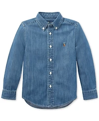 Polo Ralph Lauren Toddler and Little Boys Cotton Chambray Shirt