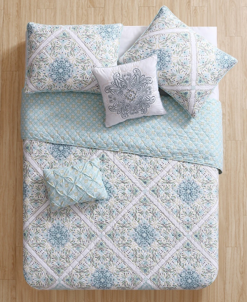 Vcny Home Windsor Reversible 5-Pc. Quilt Set