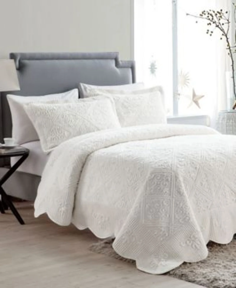 Vcny Home Westland Plush Bedspread Sets