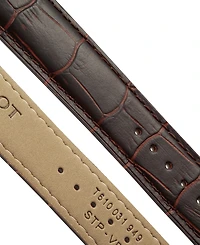 Tissot Men's Swiss Tradition Brown Leather Strap Watch 42mm