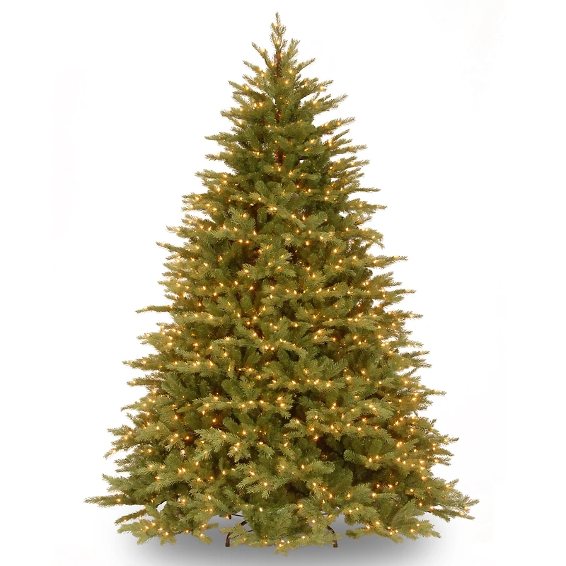 National Tree Company 6.5' Feel Real Nordic Spruce Hinged Tree with 750 Clear Lights