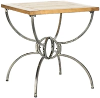 Alvin Wood Top End Table