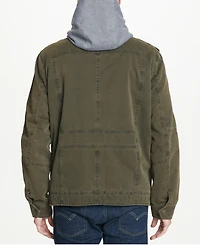 Levi's Men's Sherpa Lined Two Pocket Hooded Trucker Jacket