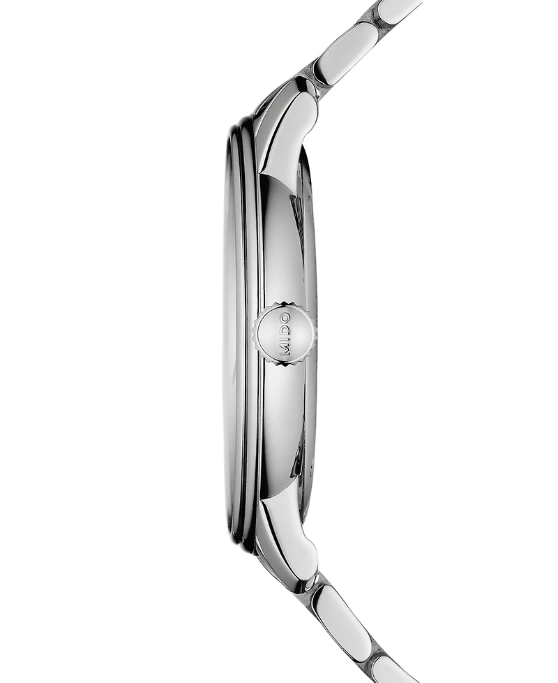 Mido Men's Swiss Automatic Baroncelli Iii Heritage Stainless Steel Bracelet Watch 39mm