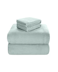 Madison Park Soloft Plush Micro-Fleece 3-Pc. Sheet Set, Twin