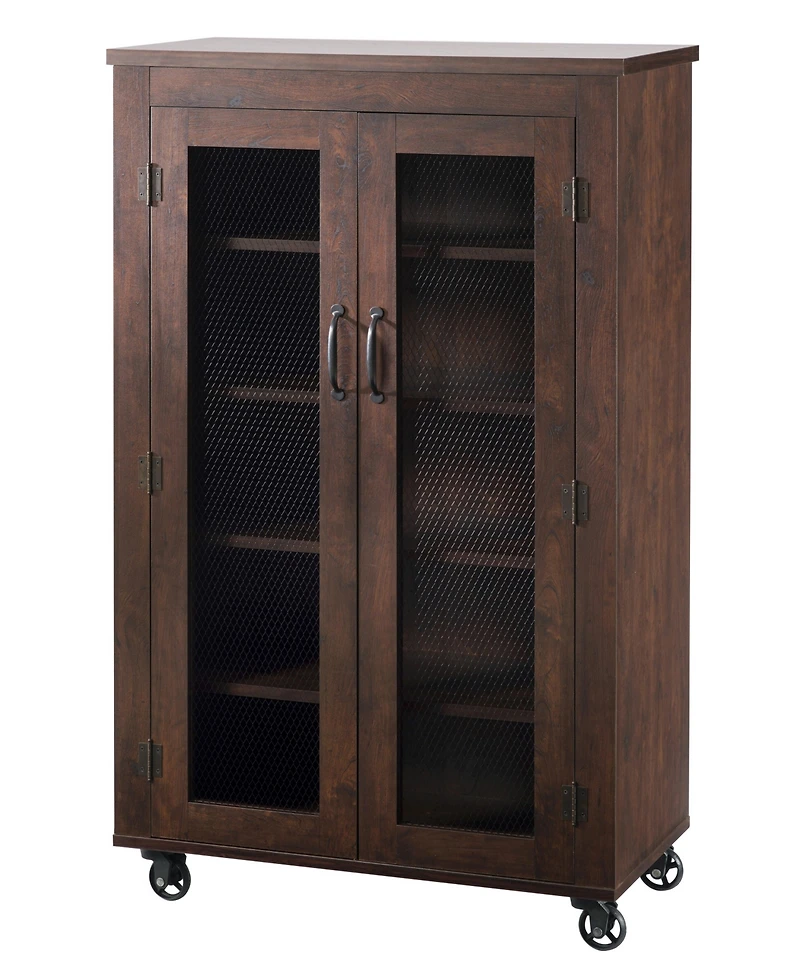 Alesia Shoe Cabinet With Casters