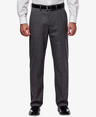 Jmh Men Premium Stretch Classic Fit Flat Front Suit Pant