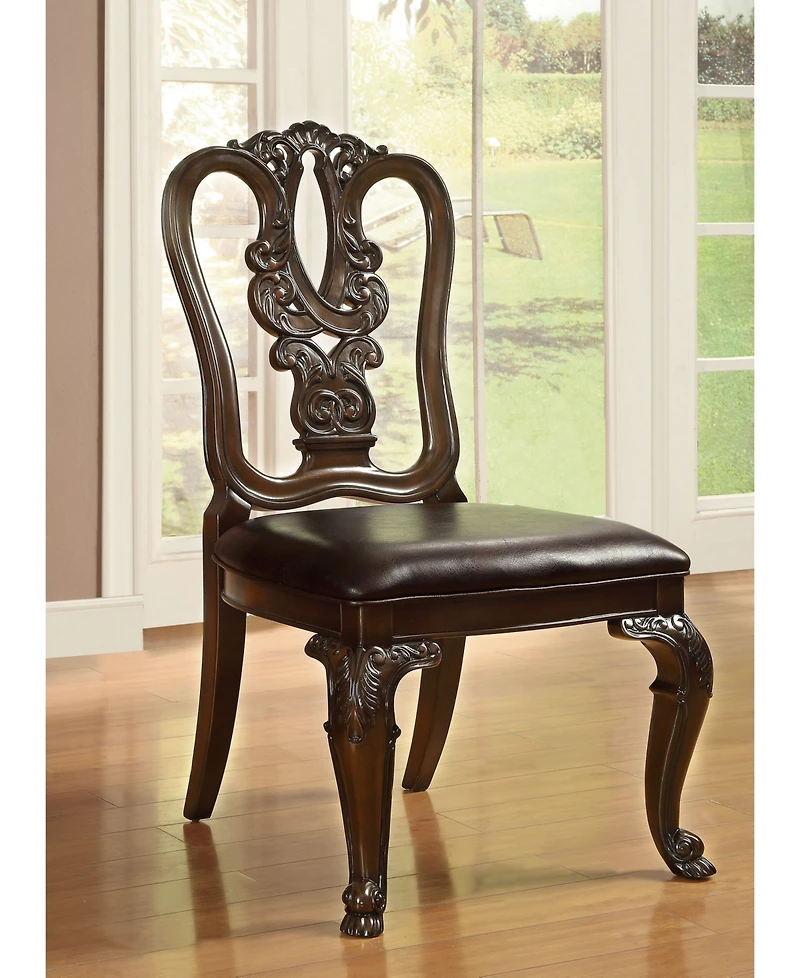Ramsaran Carved Dining Chair (Set Of 2)