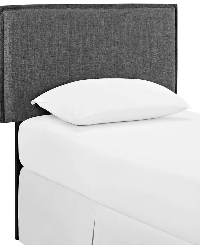 Camille Twin Upholstered Fabric Headboard