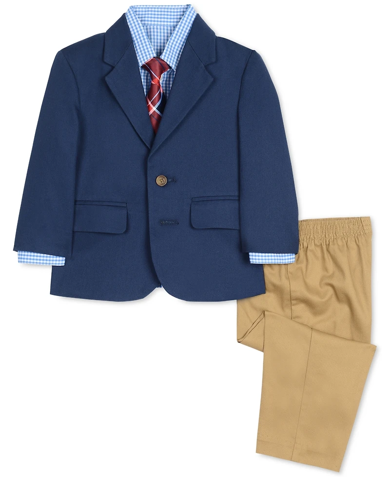 Nautica Baby Boys 4-Pc. Jacket, Shirt, Pants & Necktie Set