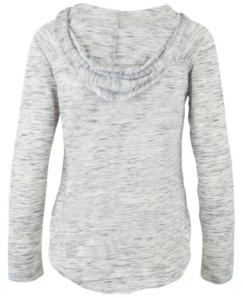 Pressbox Women's Iowa State Cyclones Spacedye Lace Up Long Sleeve T-Shirt