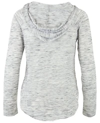 Pressbox Women's Iowa State Cyclones Spacedye Lace Up Long Sleeve T-Shirt