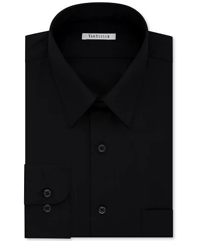 Van Heusen Men's Big & Tall Classic/Regular Fit Wrinkle Free Poplin Solid Dress Shirt