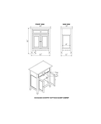 Country Cottage Accent Cabinet