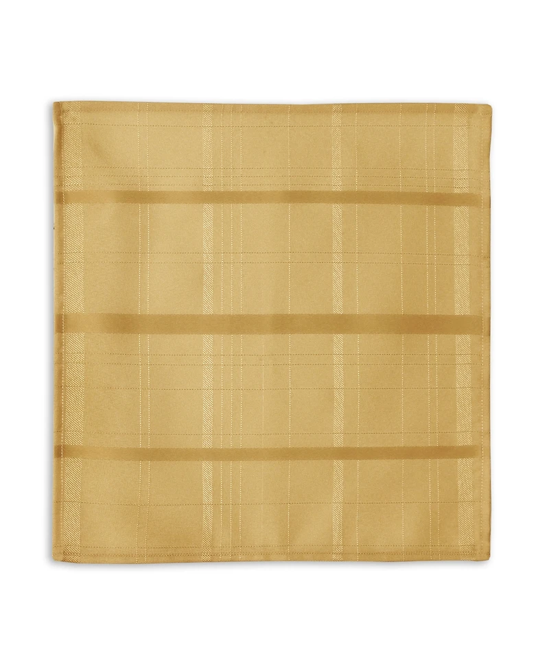 Elrene Elegance Plaid Set of 4 Napkins