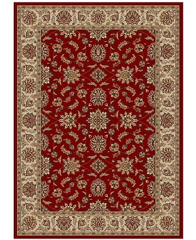 Closeout!! Km Home Pesaro Meshed Red 7'9" x 11' Area Rug