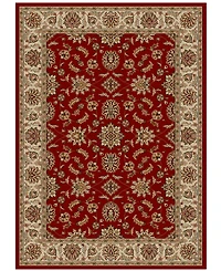 Closeout!! Km Home Pesaro Meshed Red 7'9" x 11' Area Rug