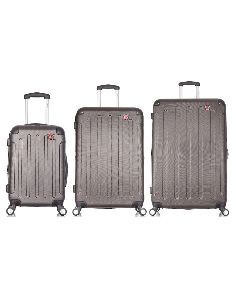 Dukap Intely 3-Pc. Hardside Tech Luggage Set