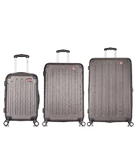 Dukap Intely 3-Pc. Hardside Tech Luggage Set