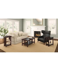 Mission 2 Shelf End Table, Espresso