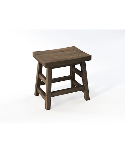 Pomona - Reclaimed Wood 20"H Barstool