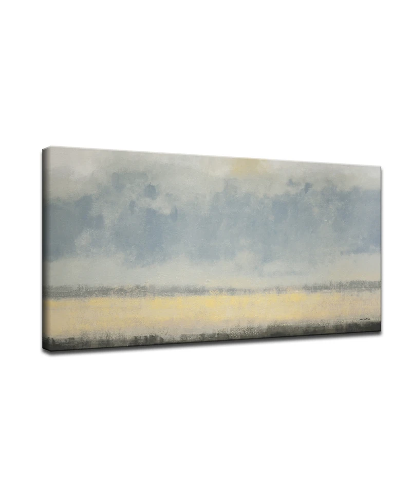 Ready2HangArt, 'Beach Breeze' Seascape Abstract Canvas Wall Art, 30x60"