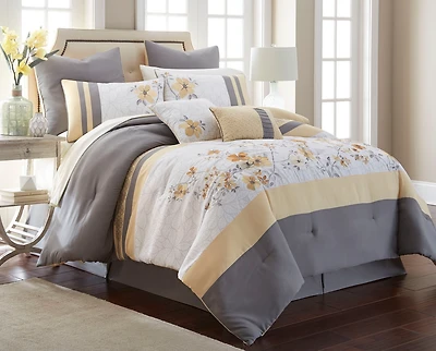 Stratford Park Candice 12-Pc. Comforter Set, Queen