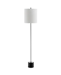Jonathan Y Levitt 60.5" Marble,Metal Led Floor Lamp