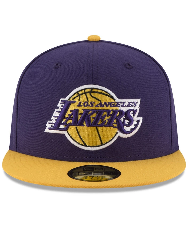New Era Los Angeles Lakers Basic 2 Tone 59FIFTY Fitted Cap