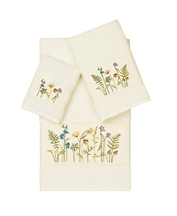 Linum Home Serenity 3-Pc. Embellished Towel Set