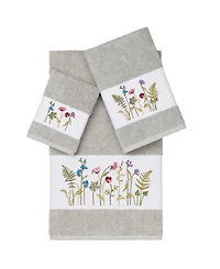 Linum Home Serenity 3-Pc. Embellished Towel Set