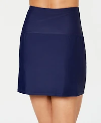 Island Escape Women's La Palma High-Waist Tummy Control Swim Skirt