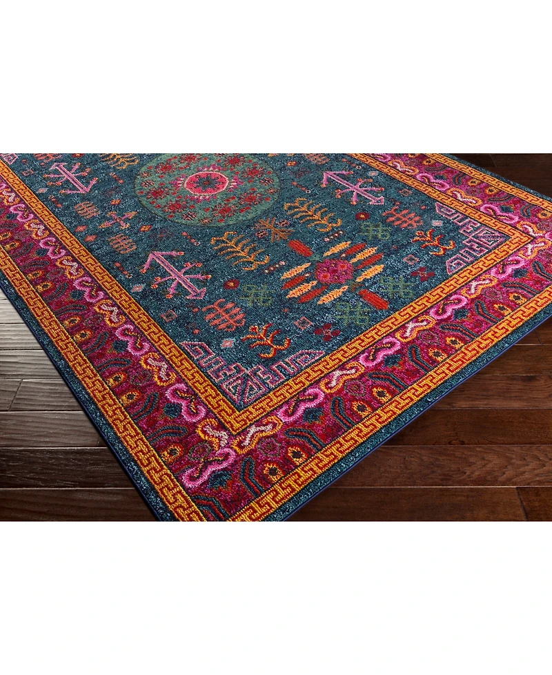 Livabliss Anika Ani-1005 Teal 2' x 3' Area Rug
