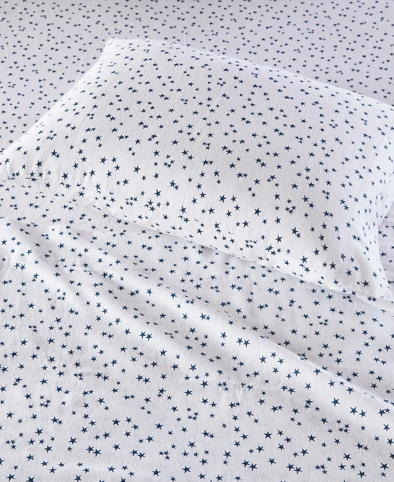 Intelligent Design Novelty Printed Flannel 4-Pc. Sheet Set