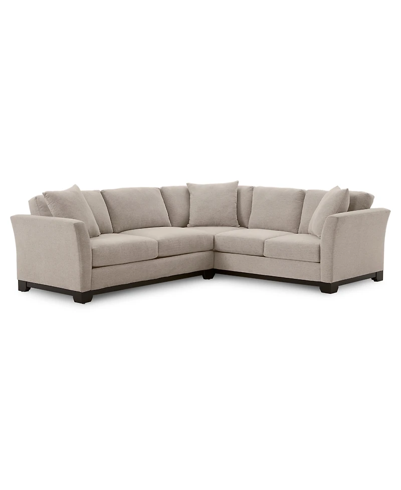 Elliot Ii 108" Fabric 2-Pc. Sleeper Sofa Sectional, Created for Macy's