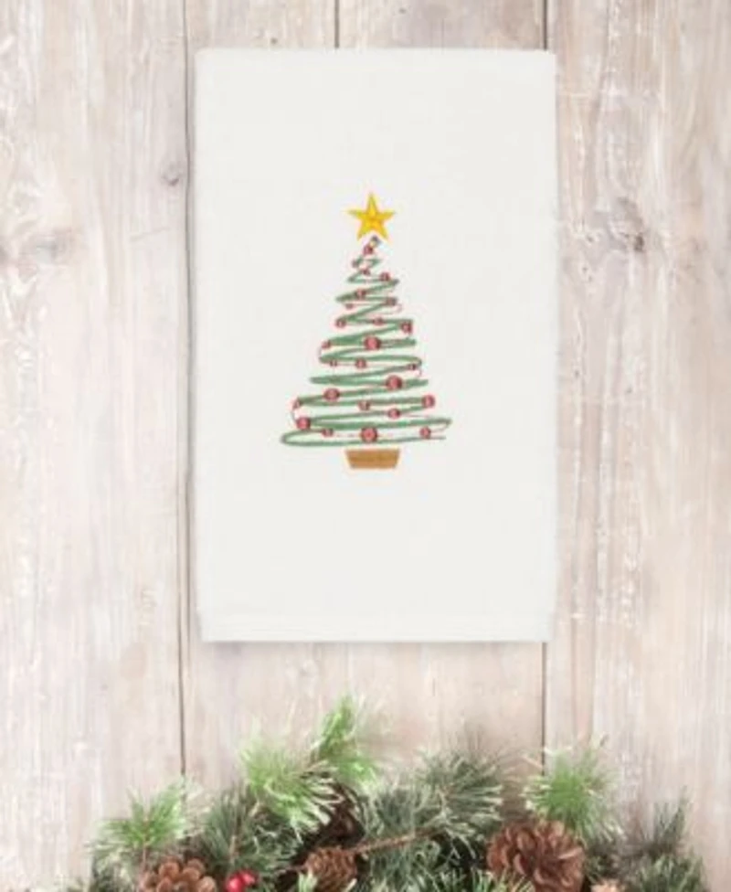 Linum Home Christmas Tree 100 Turkish Cotton Hand Towels