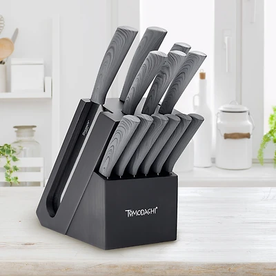 Tomodachi Raintree Ash 13-Pc. Knife Block Set