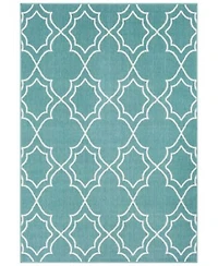 Livabliss Alfresco Alf 9653 Teal Area Rug Collection
