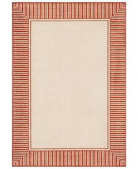 Livabliss Alfresco Alf-9683 Burnt Orange 6' x 9' Area Rug, Indoor/Outdoor