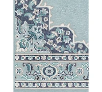 Closeout! Livabliss Alfresco Alf-9687 Aqua 3' x 5'6" Area Rug, Indoor/Outdoor