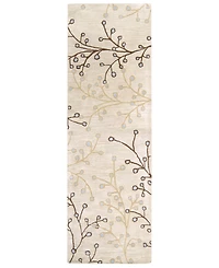 Livabliss Athena Ath-5008 Taupe 3' x 12' Runner Area Rug