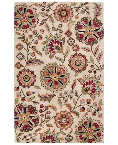 Livabliss Athena Ath-5035 Dark Brown 5' x 8' Area Rug