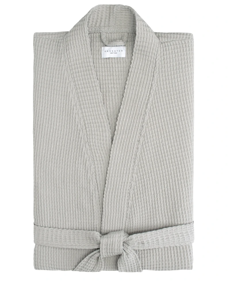 Cassadecor 100% Cotton Relaxed Honeycomb Robe