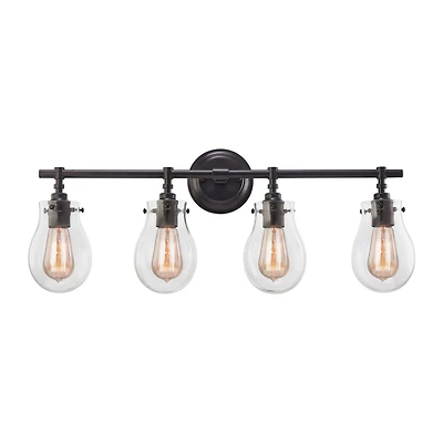Jaelyn 4 Light Vanity in Oil Rubbed Bronze