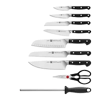 Zwilling Pro 10pc Block Set with Natural Rubberwood Block