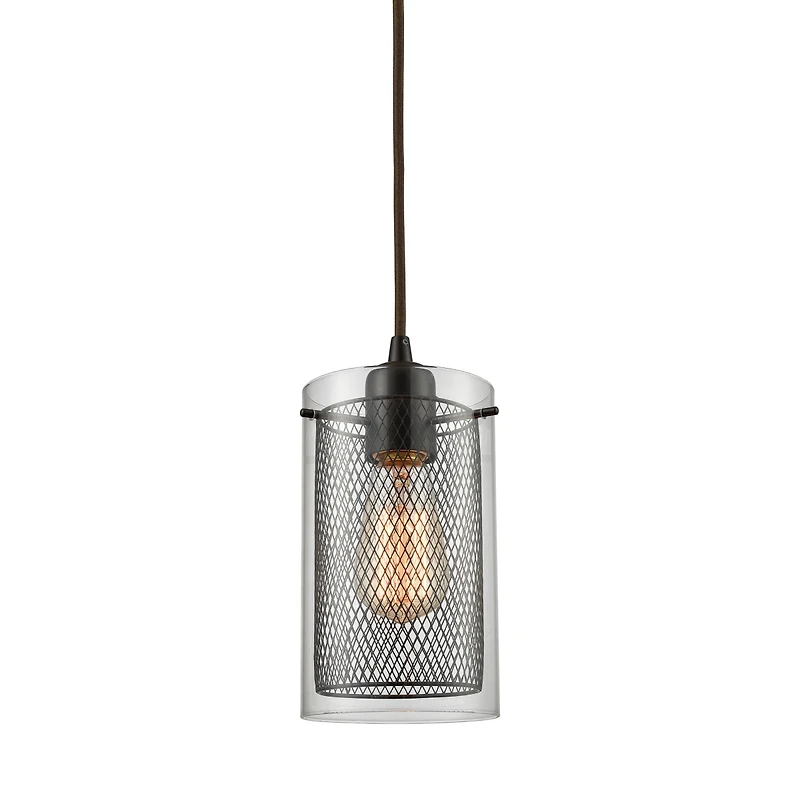 Brant 1 Light Pendant in Oil Rubbed Bronze